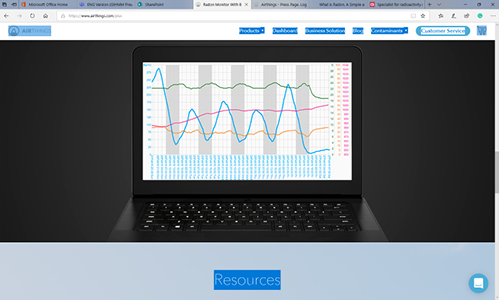 Corentium PLUS Software Radon Detector Monitor
