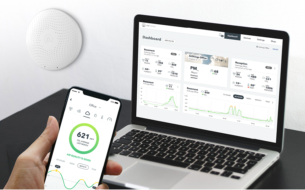 Wave Plus Radon Detector Indoor Air-Quality